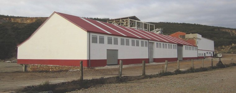Plant, warehouse and workshop building constructed in 2012.